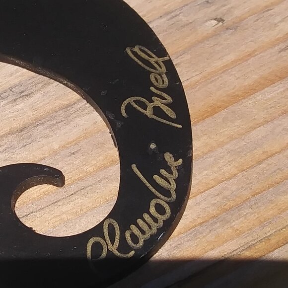 Claudine Buell metal cat sculpture modern fun whimsical art - Picture 4 of 16